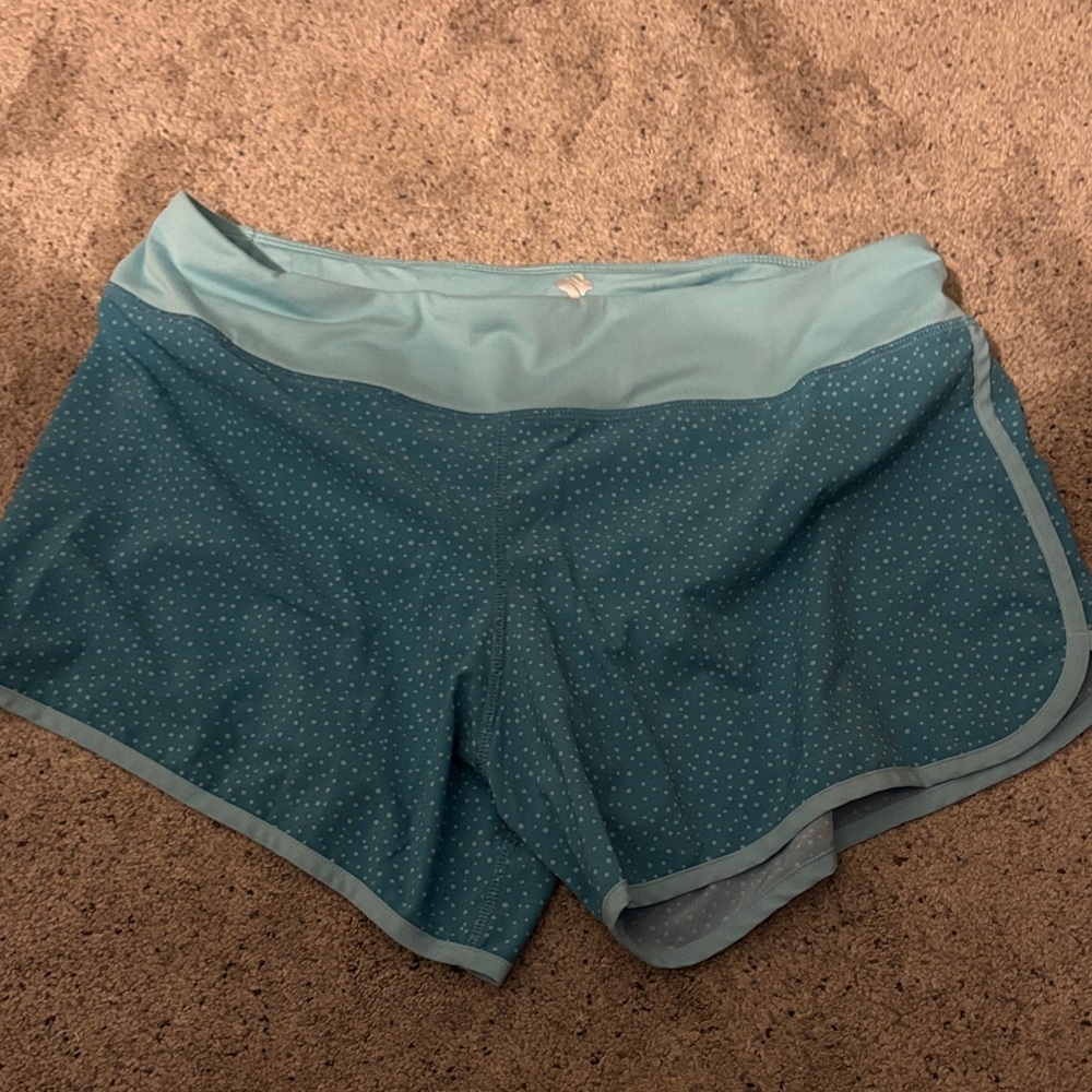 Women's Athletic Teal Shorts